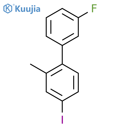 3'-Fluoro-4-iodo-2-methylbiphenyl structure