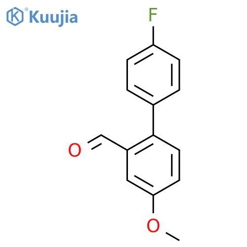4'-Fluoro-4-methoxybiphenyl-2-carboxaldehyde structure