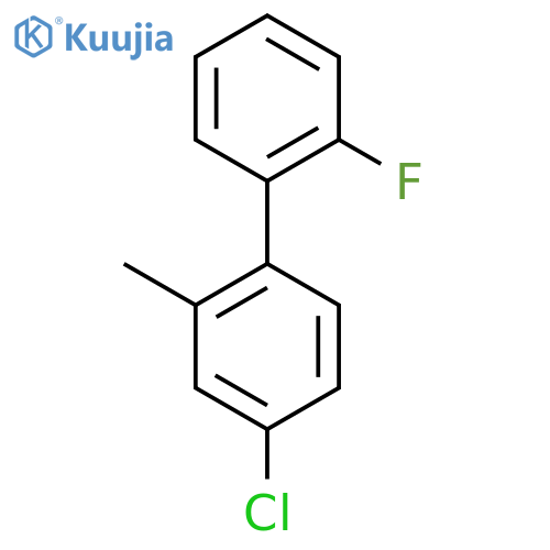 4-Chloro-2'-fluoro-2-methylbiphenyl structure