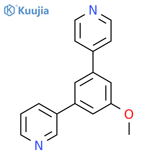 3-(3-Methoxy-5-(pyridin-4-yl)phenyl)pyridine structure