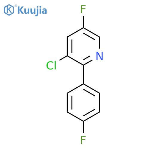 3-Chloro-5-fluoro-2-(4-fluorophenyl)pyridine structure