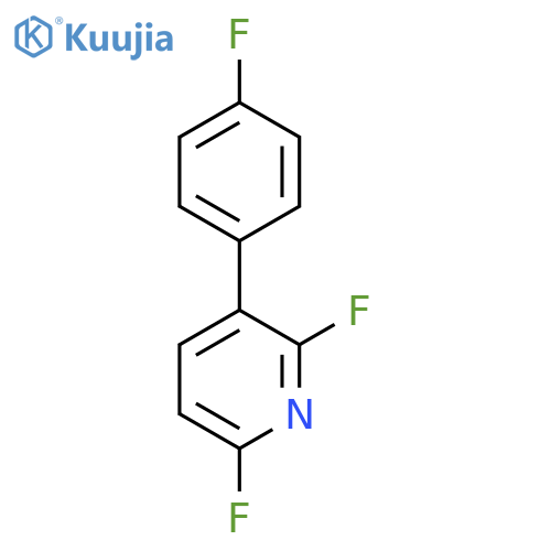 2,6-Difluoro-3-(4-fluorophenyl)pyridine structure