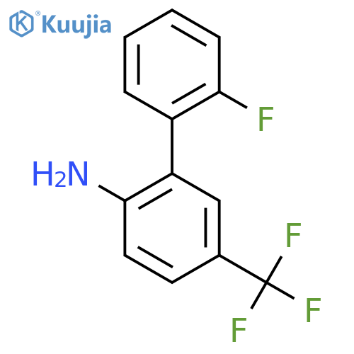 2'-Fluoro-5-(trifluoromethyl)biphenyl-2-amine structure
