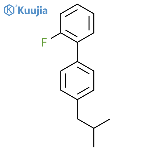 2-Fluoro-4'-isobutylbiphenyl structure