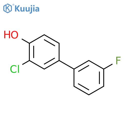 2-chloro-4-(3-fluorophenyl)phenol structure
