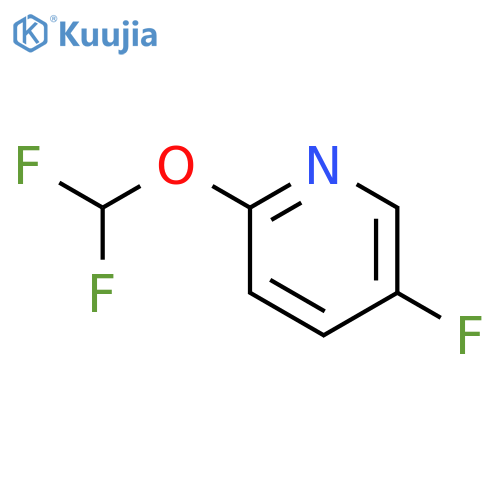 2-(Difluoromethoxy)-5-fluoropyridine structure