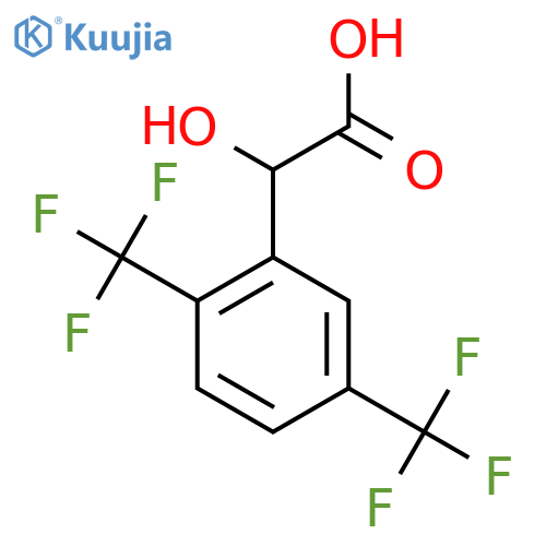 2,5-Bis(trifluoromethyl)mandelic acid structure