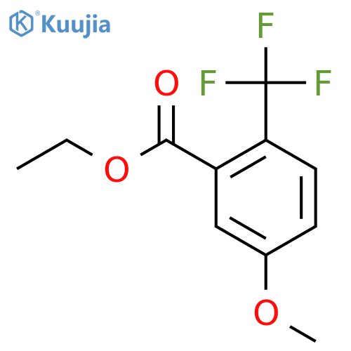 Ethyl 5-methoxy-2-(trifluoromethyl)benzoate structure