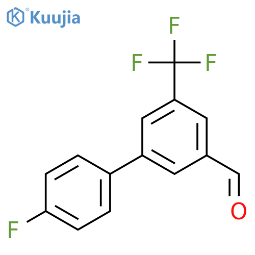 4'-Fluoro-3-(trifluoromethyl)biphenyl-5-carboxaldehyde structure