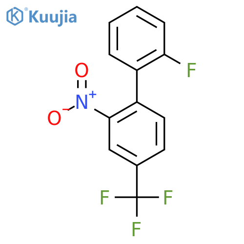 2'-Fluoro-2-nitro-4-(trifluoromethyl)biphenyl structure