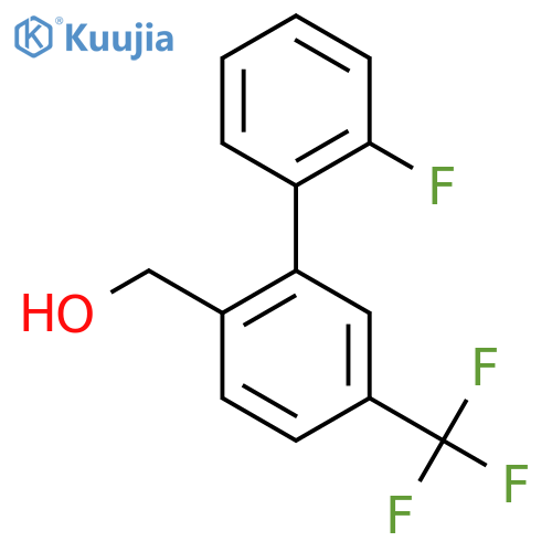 (2'-Fluoro-5-(trifluoromethyl)biphenyl-2-yl)methanol structure
