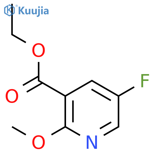 Ethyl 5-fluoro-2-methoxynicotinate structure