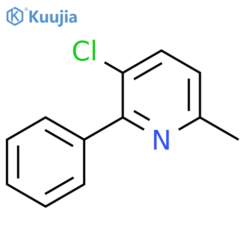 3-Chloro-6-methyl-2-phenylpyridine structure