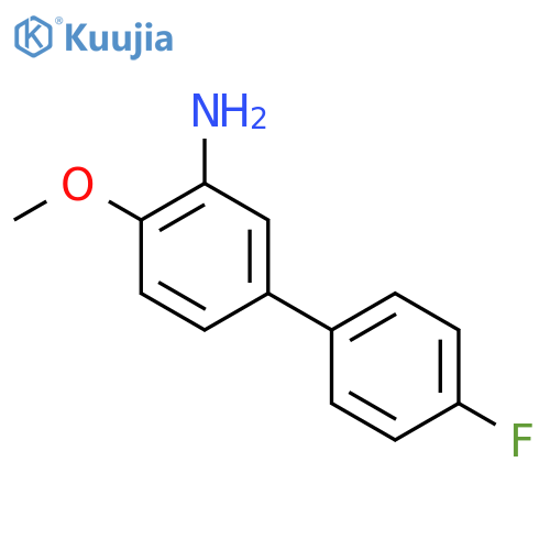 5-(4-fluorophenyl)-2-methoxyaniline structure
