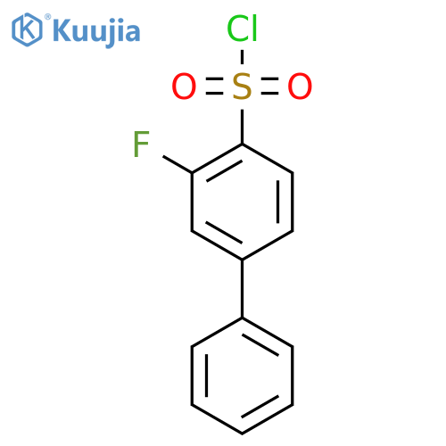 2-fluoro-4-phenylbenzene-1-sulfonyl chloride structure