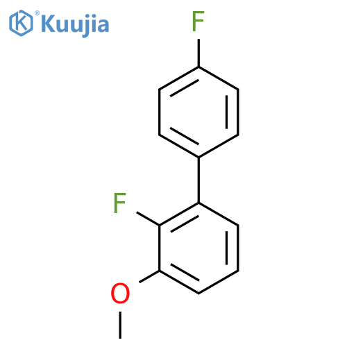 2-fluoro-1-(4-fluorophenyl)-3-methoxybenzene structure
