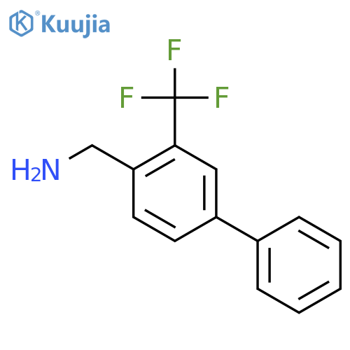 (3-(Trifluoromethyl)biphenyl-4-yl)methanamine structure