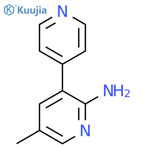 5-Methyl-3-(pyridin-4-yl)pyridin-2-amine structure