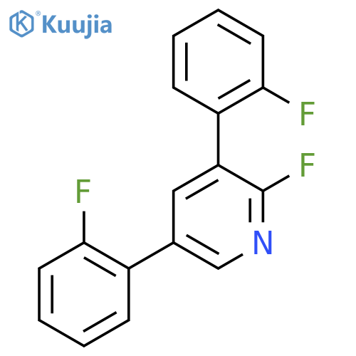 2-Fluoro-3,5-bis(2-fluorophenyl)pyridine structure