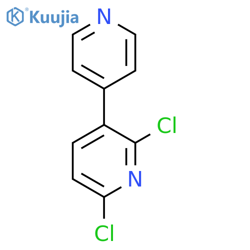 2,6-Dichloro-3-(pyridin-4-yl)pyridine structure