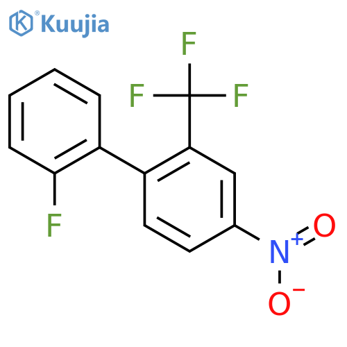 2'-Fluoro-4-nitro-2-(trifluoromethyl)biphenyl structure