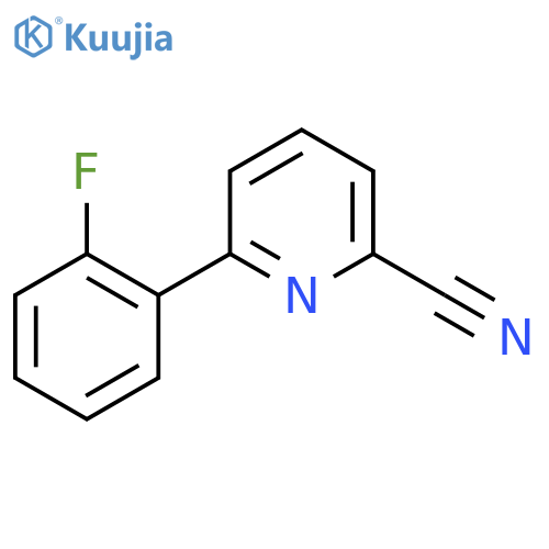 6-(2-Fluorophenyl)picolinonitrile structure