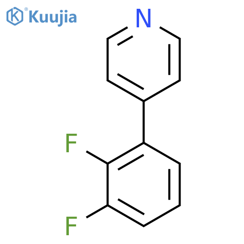 4-(2,3-Difluorophenyl)pyridine structure