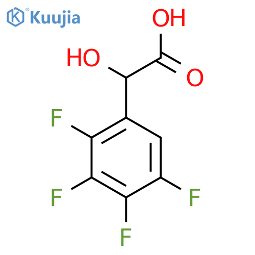 2-hydroxy-2-(2,3,4,5-tetrafluorophenyl)acetic acid structure
