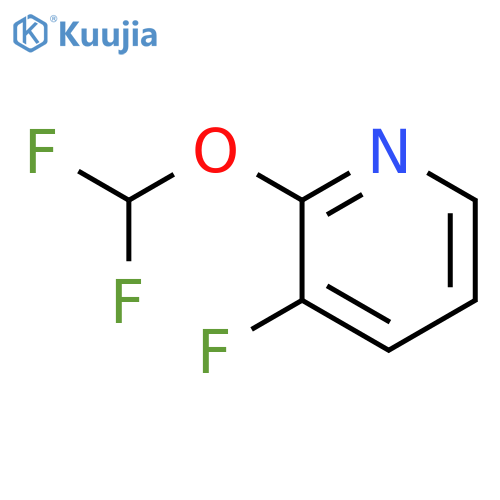 2-(Difluoromethoxy)-3-fluoropyridine structure