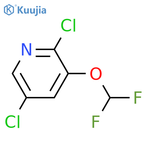 2,5-Dichloro-3-(difluoromethoxy)pyridine structure