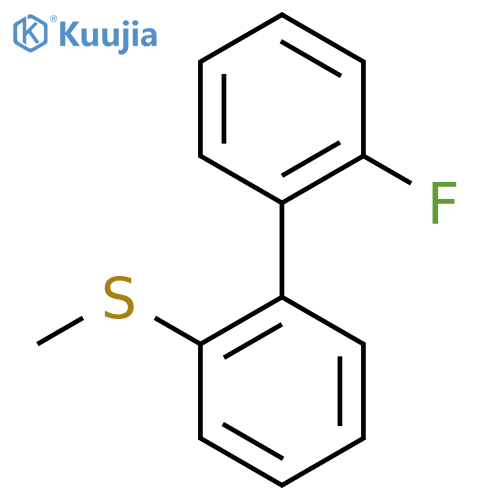 (2'-Fluorobiphenyl-2-yl)(methyl)sulfane structure