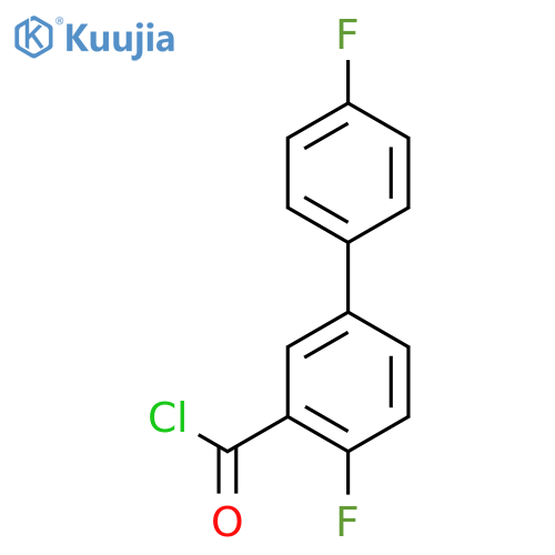 4',4-Difluorobiphenyl-3-carbonyl chloride structure
