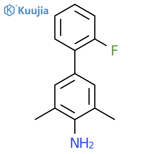 2'-Fluoro-3,5-dimethylbiphenyl-4-amine structure
