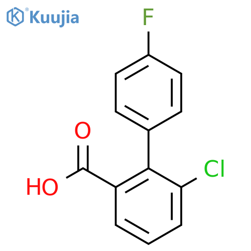6-Chloro-4'-fluorobiphenyl-2-carboxylic acid structure