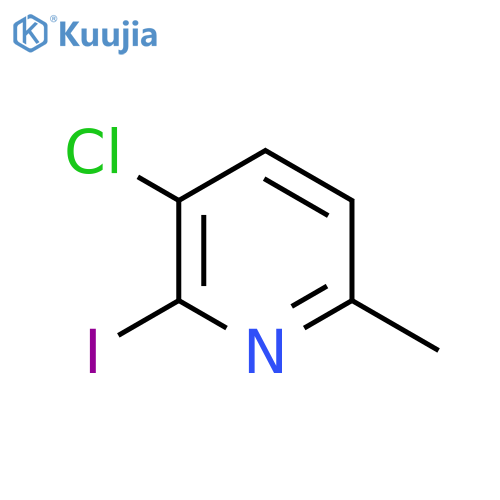 3-Chloro-2-iodo-6-methylpyridine structure
