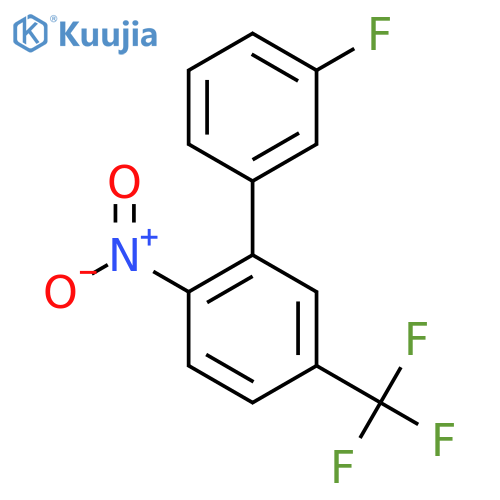 3'-Fluoro-2-nitro-5-(trifluoromethyl)biphenyl structure