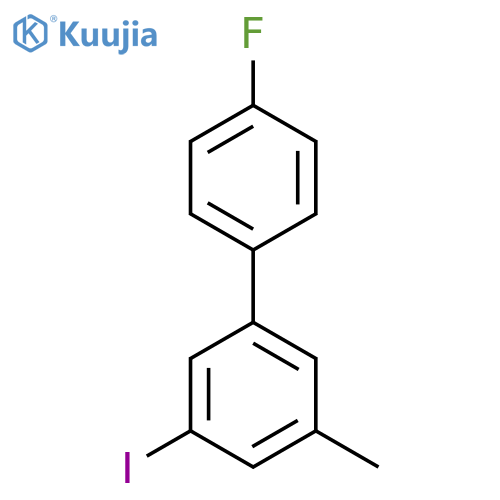 4'-Fluoro-3-iodo-5-methylbiphenyl structure