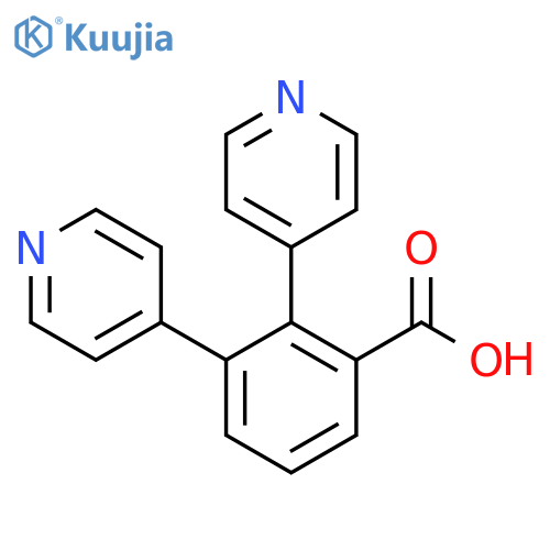 2,3-Di(pyridin-4-yl)benzoic acid structure
