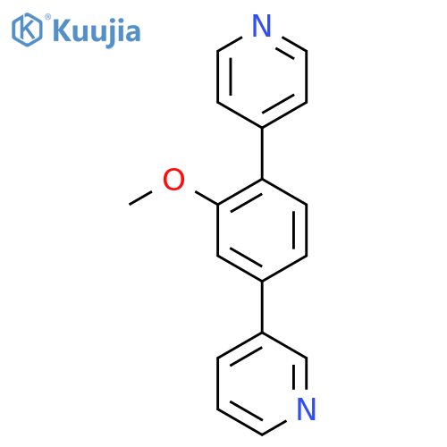 3-(3-Methoxy-4-(pyridin-4-yl)phenyl)pyridine structure