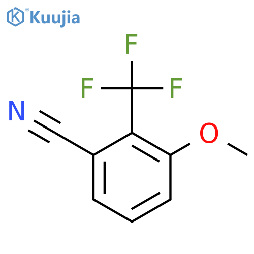 3-methoxy-2-(trifluoromethyl)benzonitrile structure