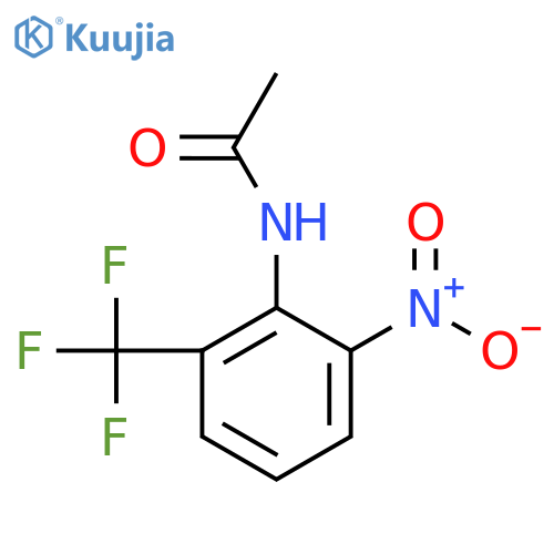 2'-Nitro-6'-(trifluoromethyl)acetanilide structure