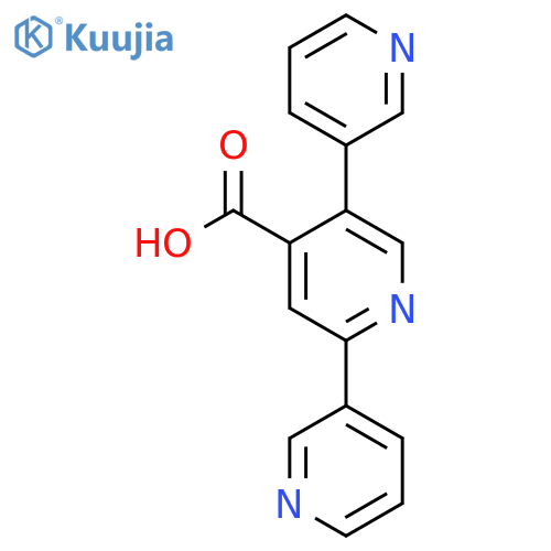 2,5-Di(pyridin-3-yl)isonicotinic acid structure