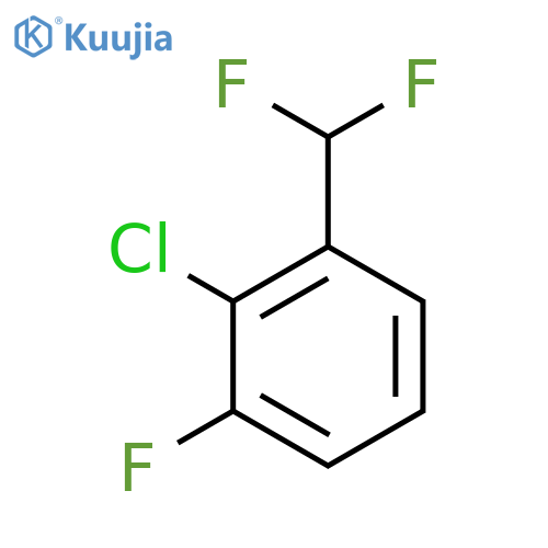 2-Chloro-1-(difluoromethyl)-3-fluorobenzene structure