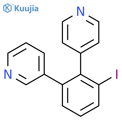3-(3-Iodo-2-(pyridin-4-yl)phenyl)pyridine structure