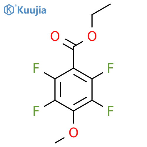 Ethyl 2,3,5,6-tetrafluoro-4-methoxybenzoate structure