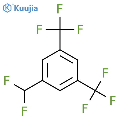 1-(Difluoromethyl)-3,5-bis(trifluoromethyl)benzene structure