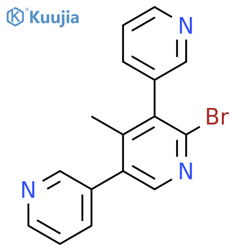 2-Bromo-4-methyl-3,5-di(pyridin-3-yl)pyridine structure