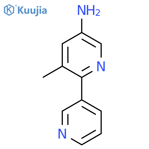 5-Methyl-6-(pyridin-3-yl)pyridin-3-amine structure