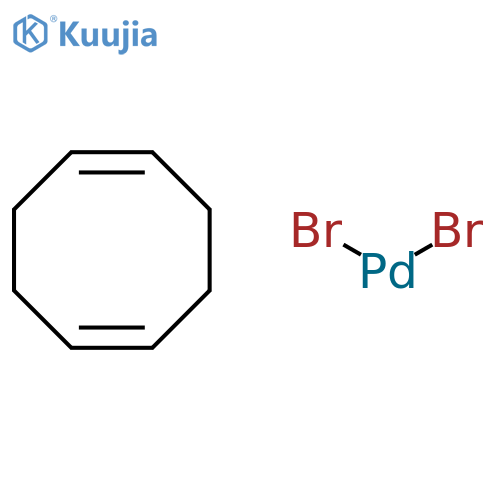 Dibromo(1,5-cyclooctadiene)palladium(Ⅱ) structure