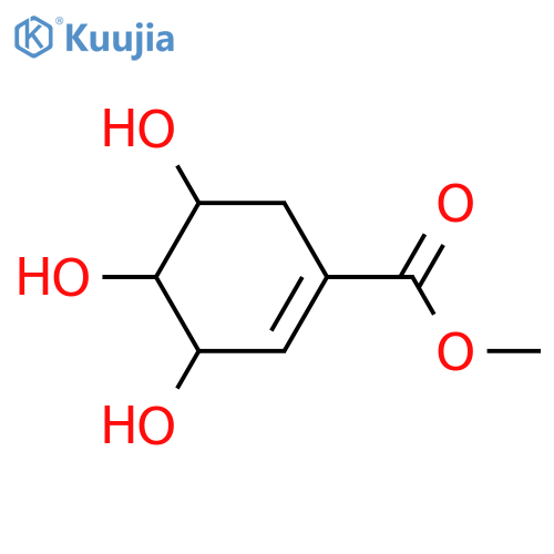 3,4,5-Trihydroxy-1-cyclohexene-1-carboxylic acid; (3R,4S,5S)-form, Me ester structure
